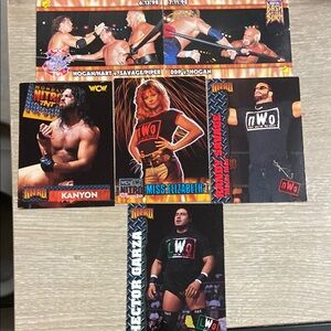 1999 Topps WCW/NWO Nitro Wrestling Card Set of 6
